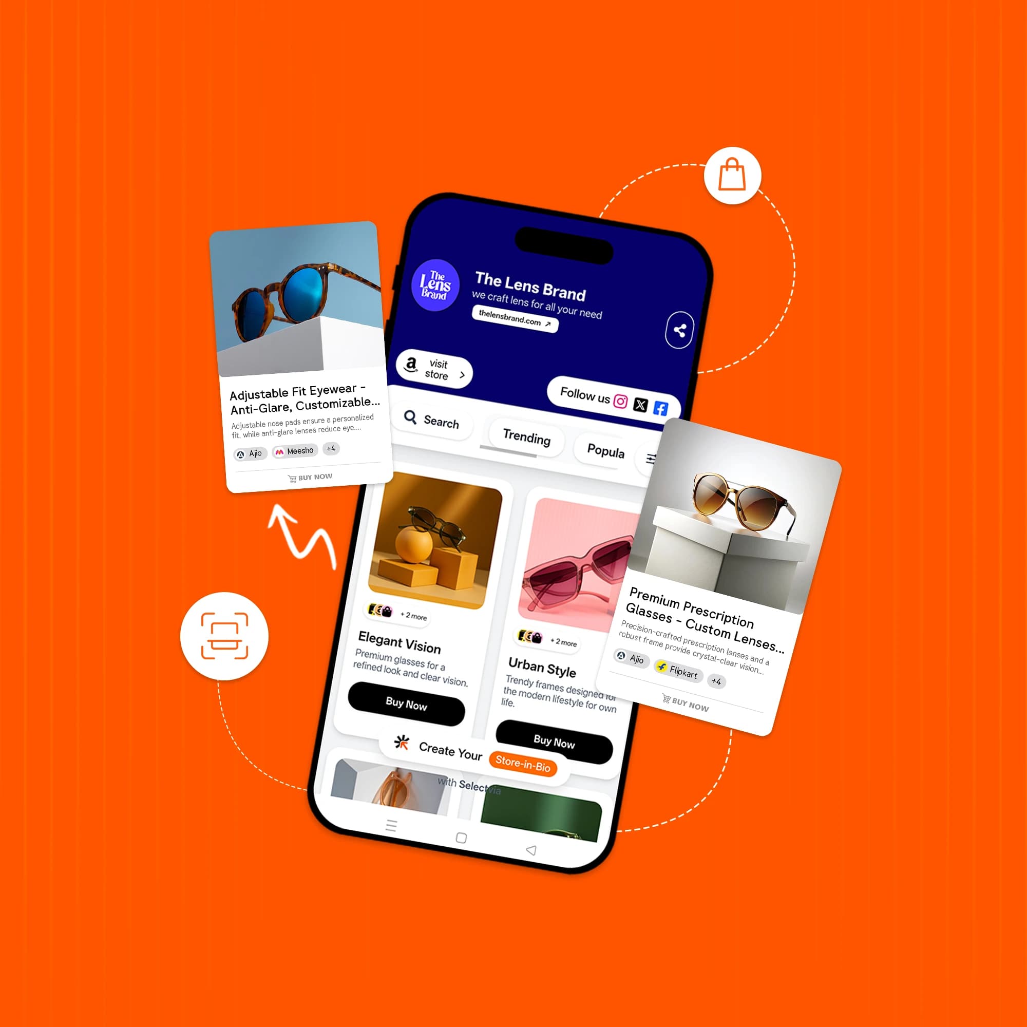 Selectvia — One link for all your products